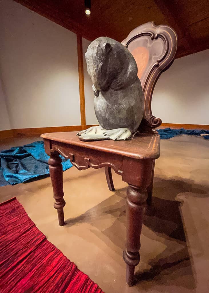 Wanuskewin-art-exhibit-on-chair