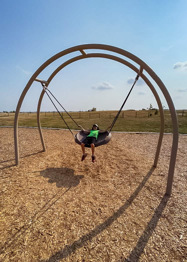 Wanuskewin-playground-swing