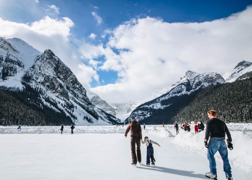 Family-Ice-Skating-Canada-Alberta-Lake-Louise