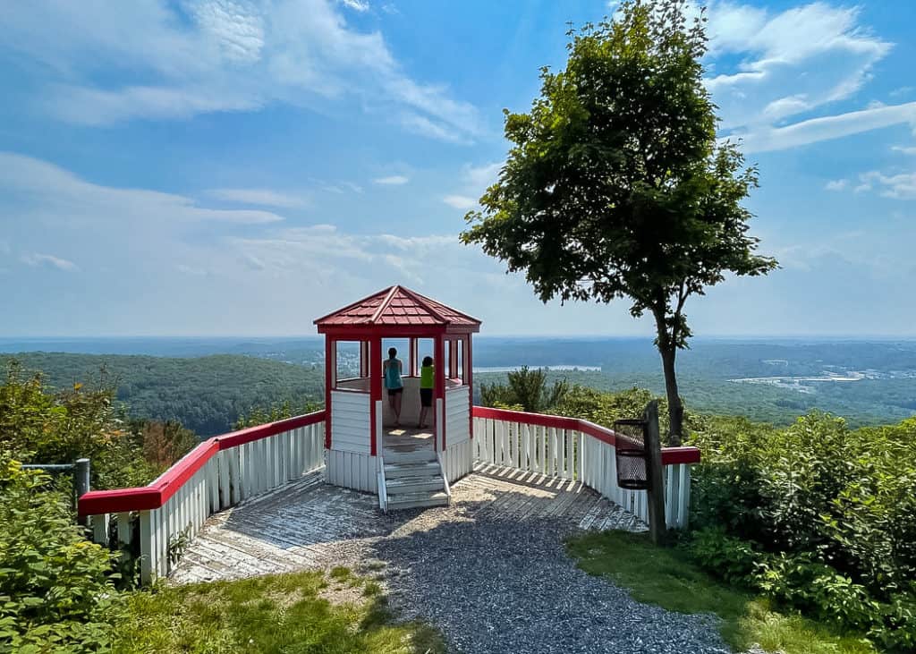 Sudbury to Sault Ste Marie - Elliot Lake - overlook