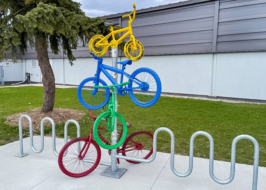 Mississauga-Malton-Paul-Coffey-Park-bike-sculpture