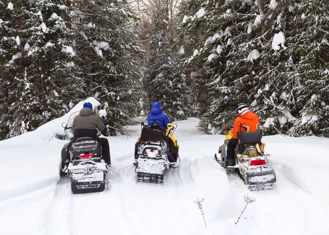Muskoka in Winter - Snowmobiling
