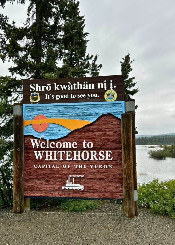 Welcome to Whitehorse Sign